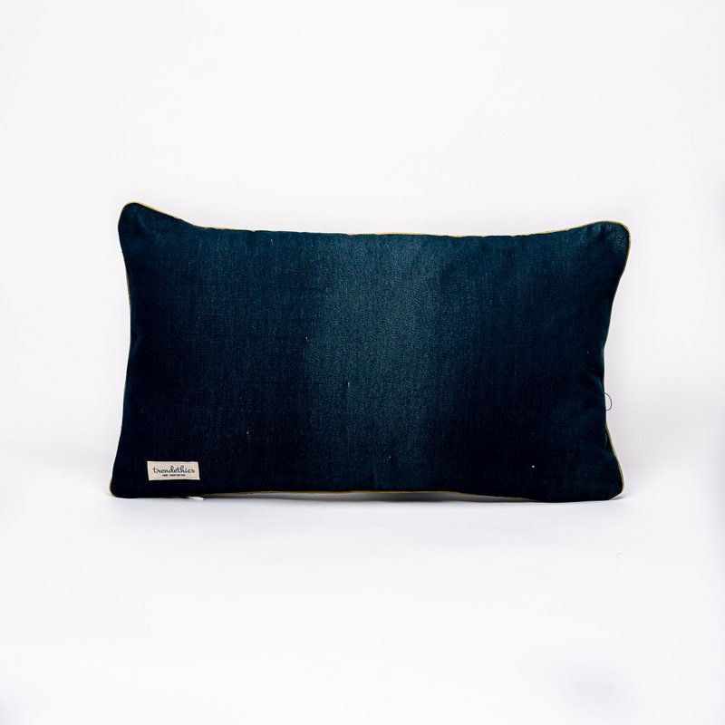 Ami Y'Sar green decorative cushion cover