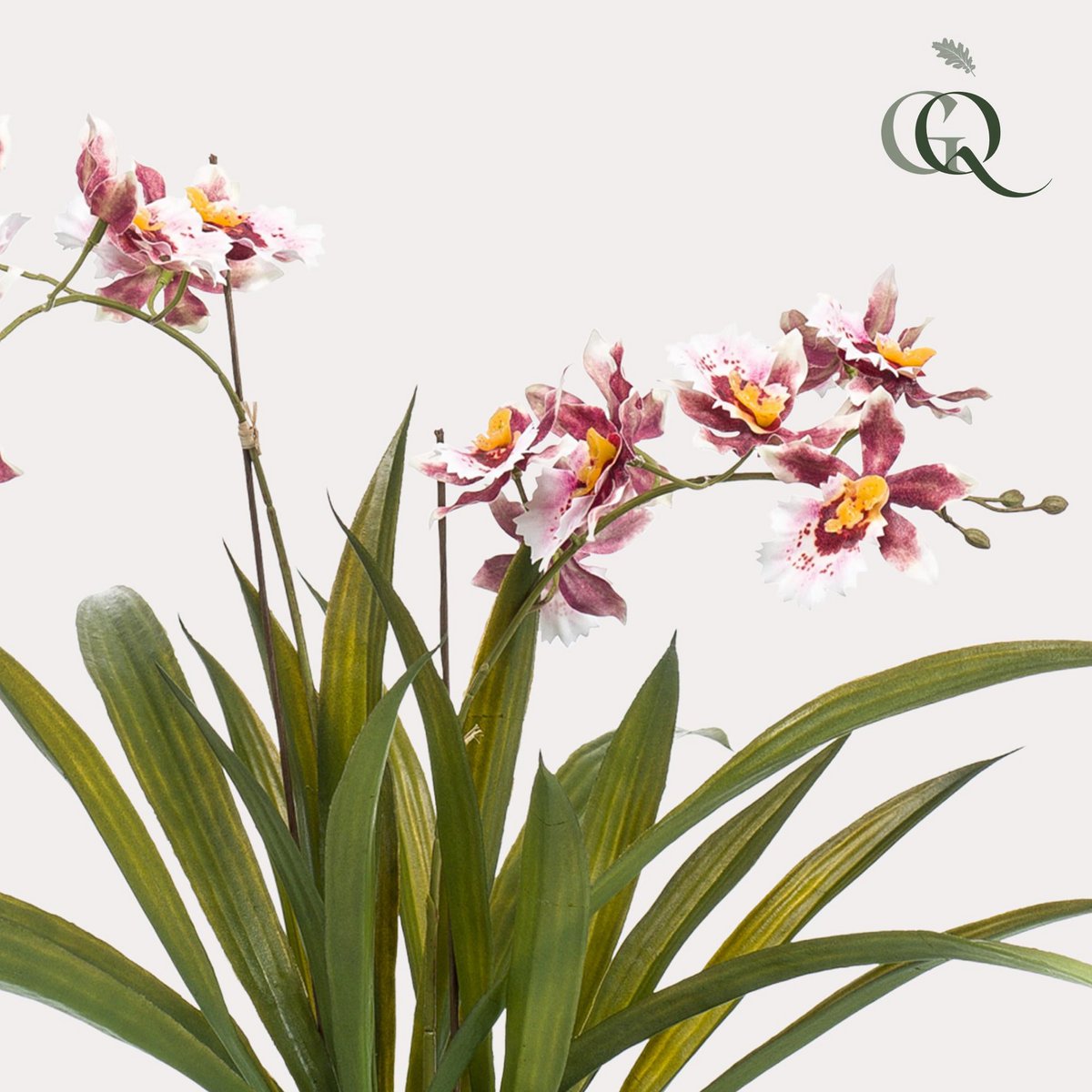 Planta artificial - Orquídea - Burdeos - 45cm