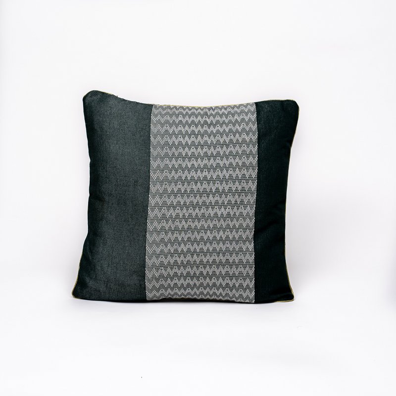 Housse de coussin décoratif vert Cim Lio