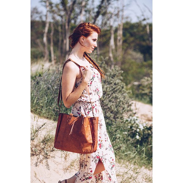 Ganesha Leather Shopper