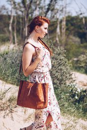Bolso shopper Ganesha de piel