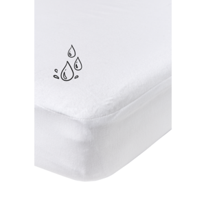 Waterproof fitted sheet White
