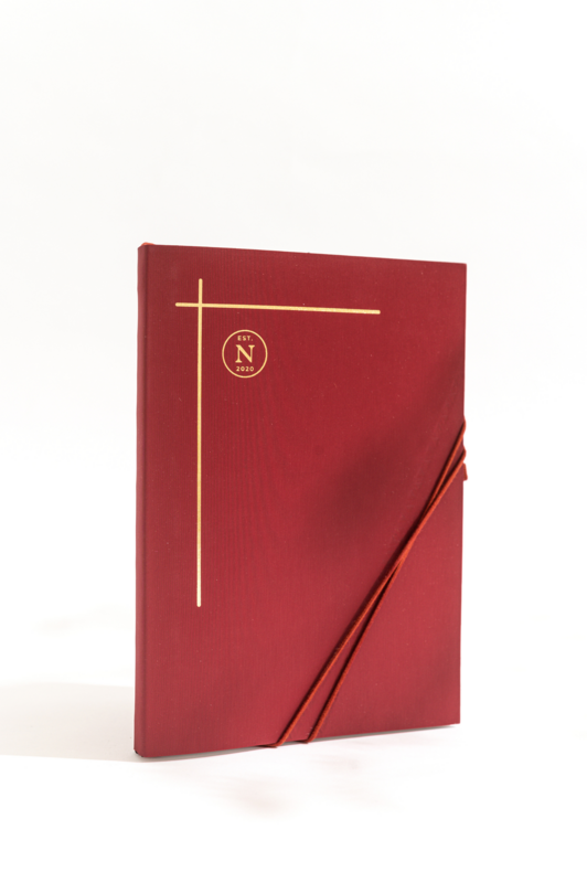 vegan bio-leather notebook - Lilly