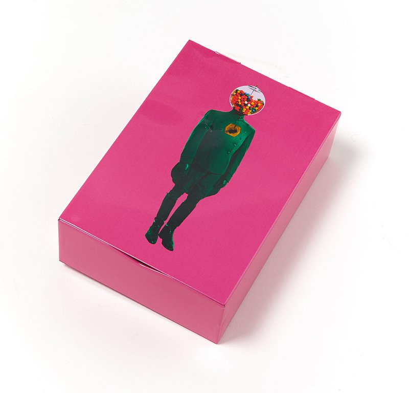 Captain Bombek  rectangular metal tin box