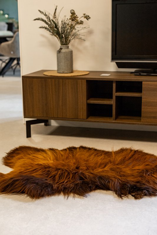 Icelandic sheepskin - Flamed brown