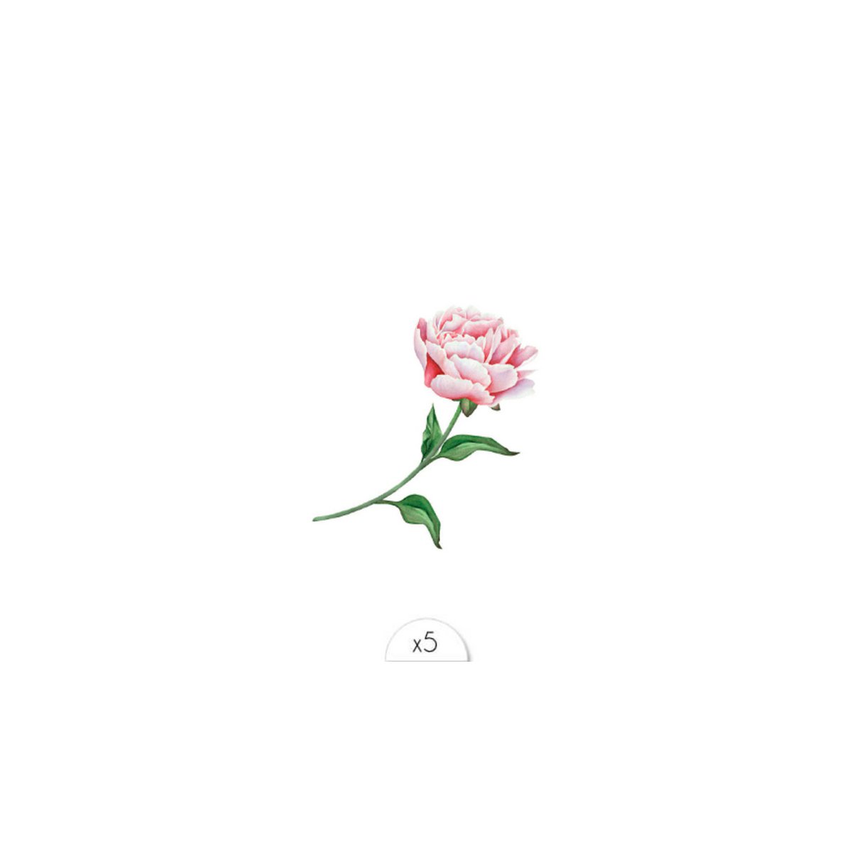 Tatuaje temporal: Rosa