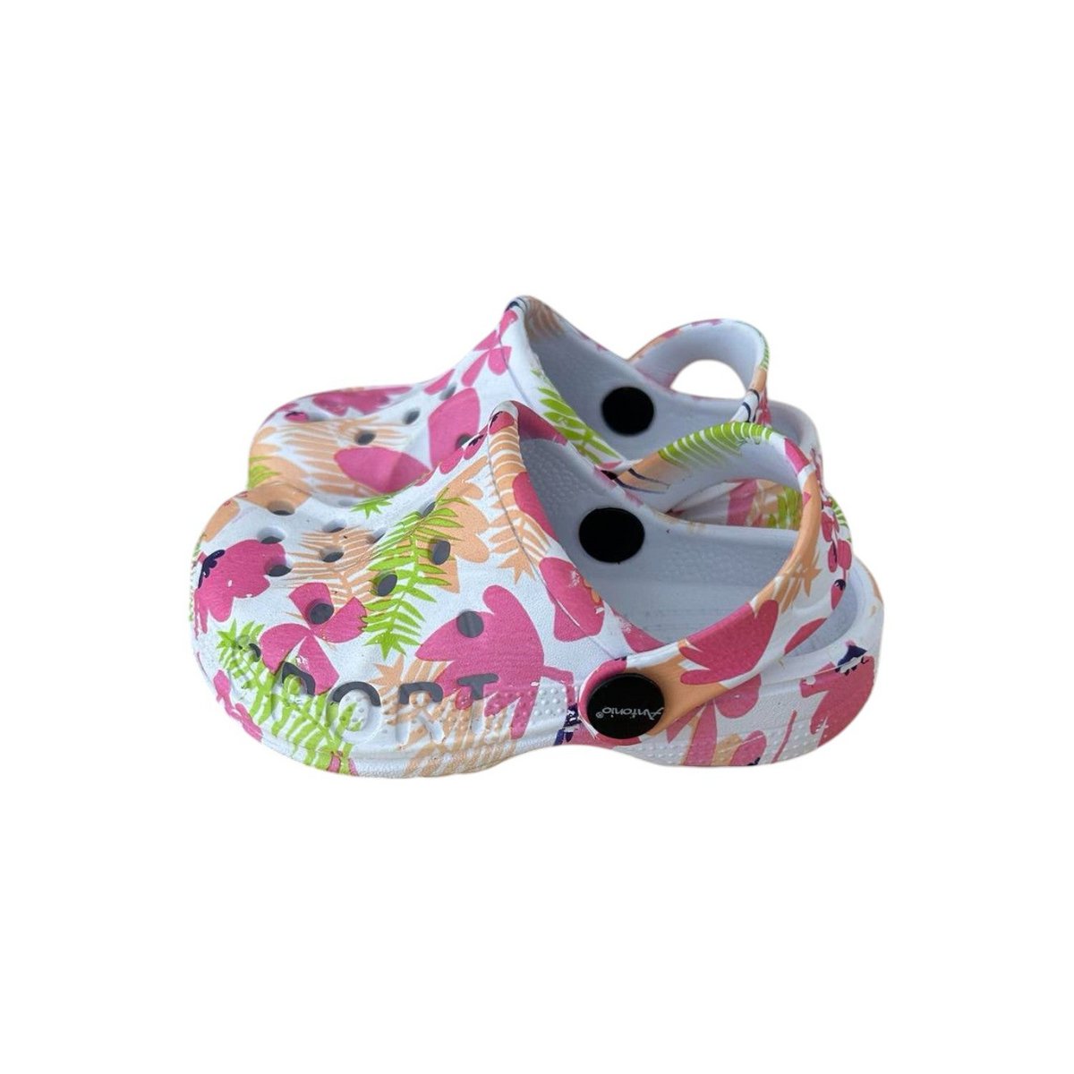 Baby & children Clogs with flower pattern »Cheap children's shoes» Children's bathing flaps »Shoes for babies & toddlers» flip-flops with straps and cut-outs