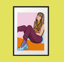 Taylor A4 Wall Print