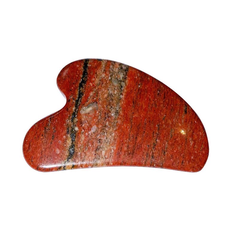 Rød Jaspis Massage Gua Sha