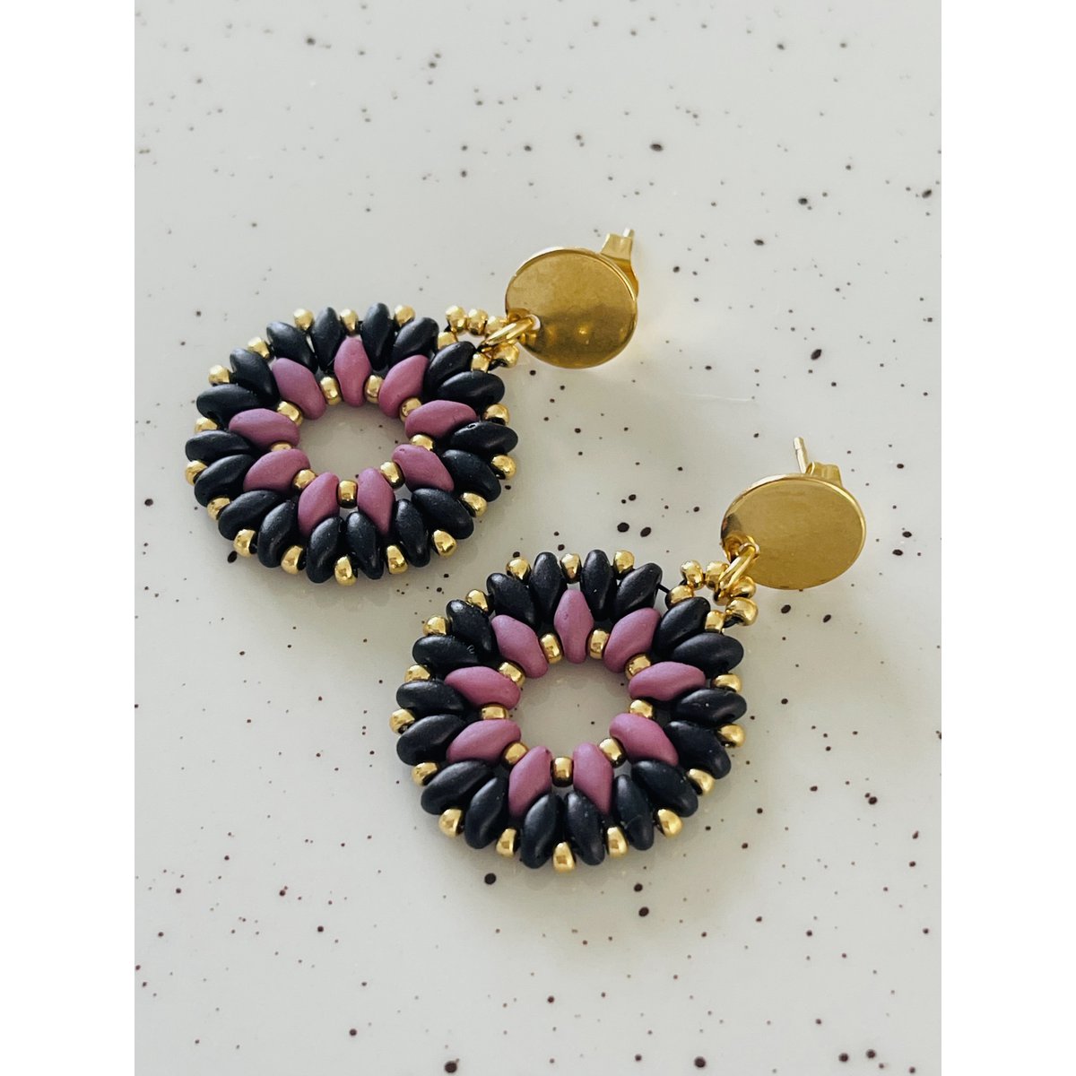 Oorbellen Duo Rond 