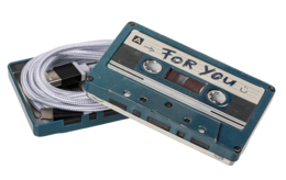 Metal storage box, Music cassette,