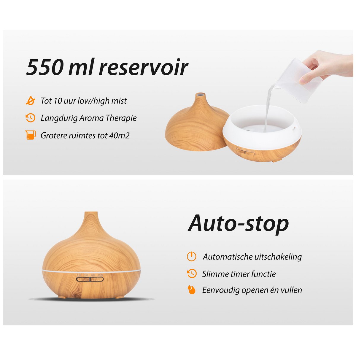 Essential Pro - Helles Holz - Aroma Diffusor