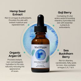 Olio viso antiossidante Mad Hippie 30 ml