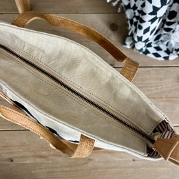 BucketBag LOVE  (vintage light canvas) NEW