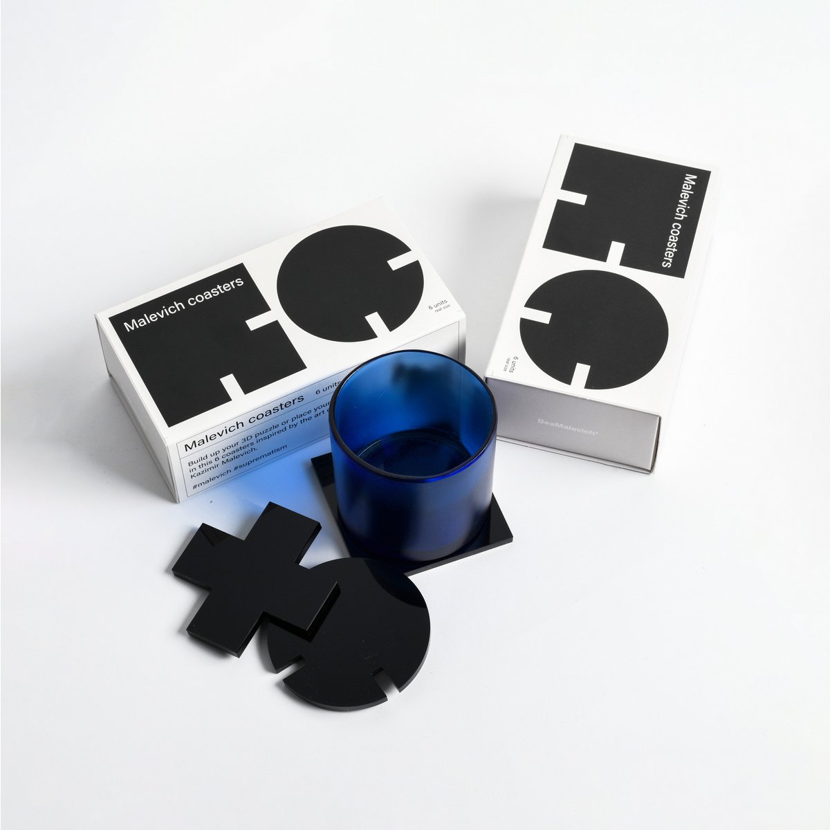 Los seis posavasos de Malevich