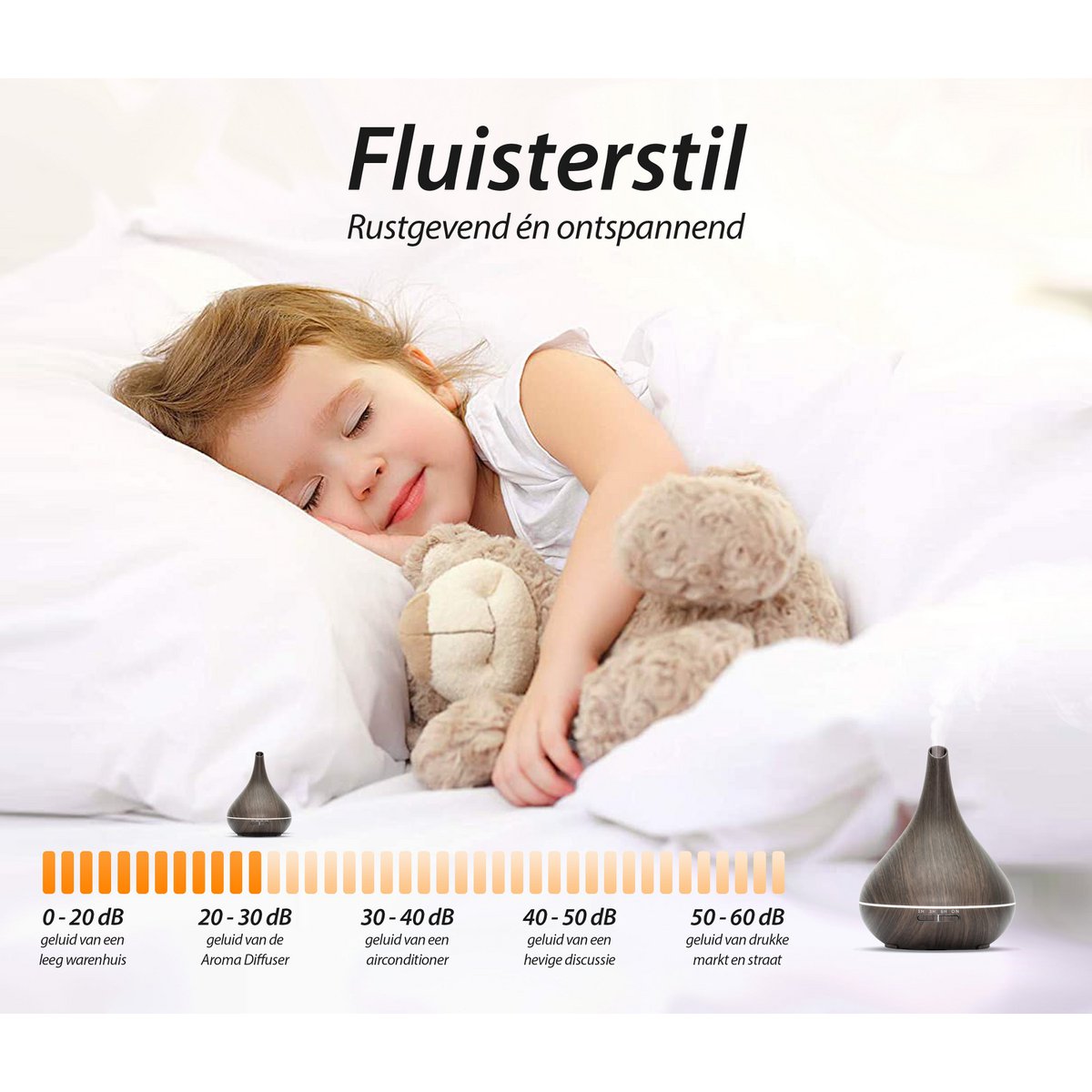 Lotus Pro - Dunkles Holz - Aroma Diffusor