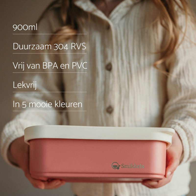Boîte à lunch en acier inoxydable avec couvercle en silicone