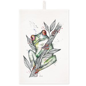 Tea towel - frog