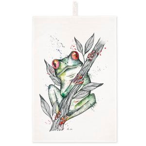 Tea towel - frog