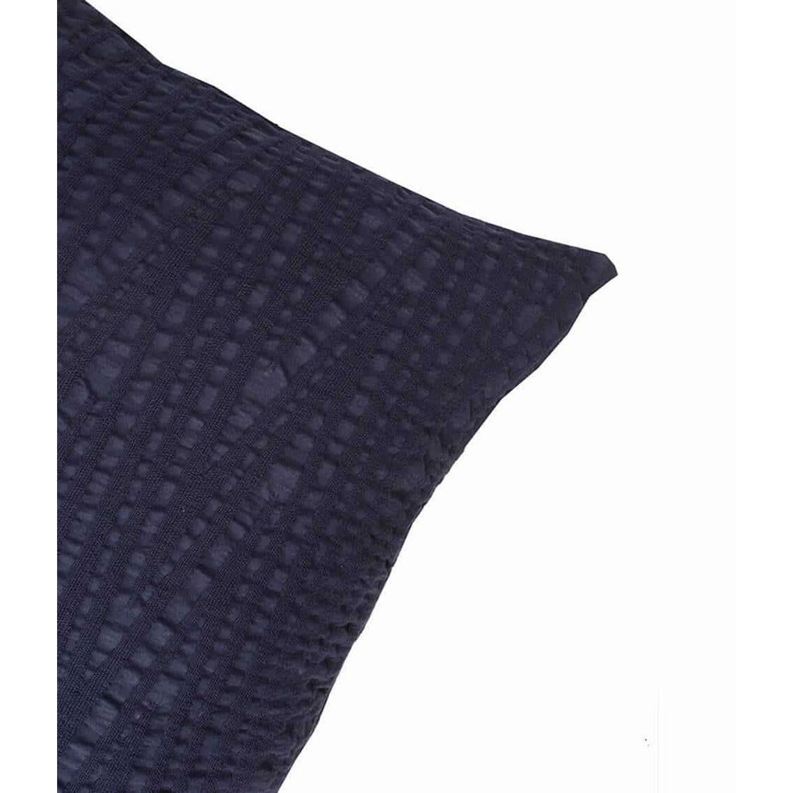 Decorative Pillowcase Twist Indigo