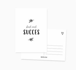 A6 Postkarte || Viel Glück