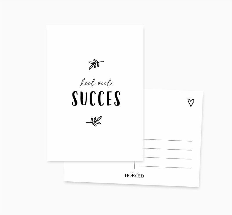 A6 Postkarte || Viel Glück