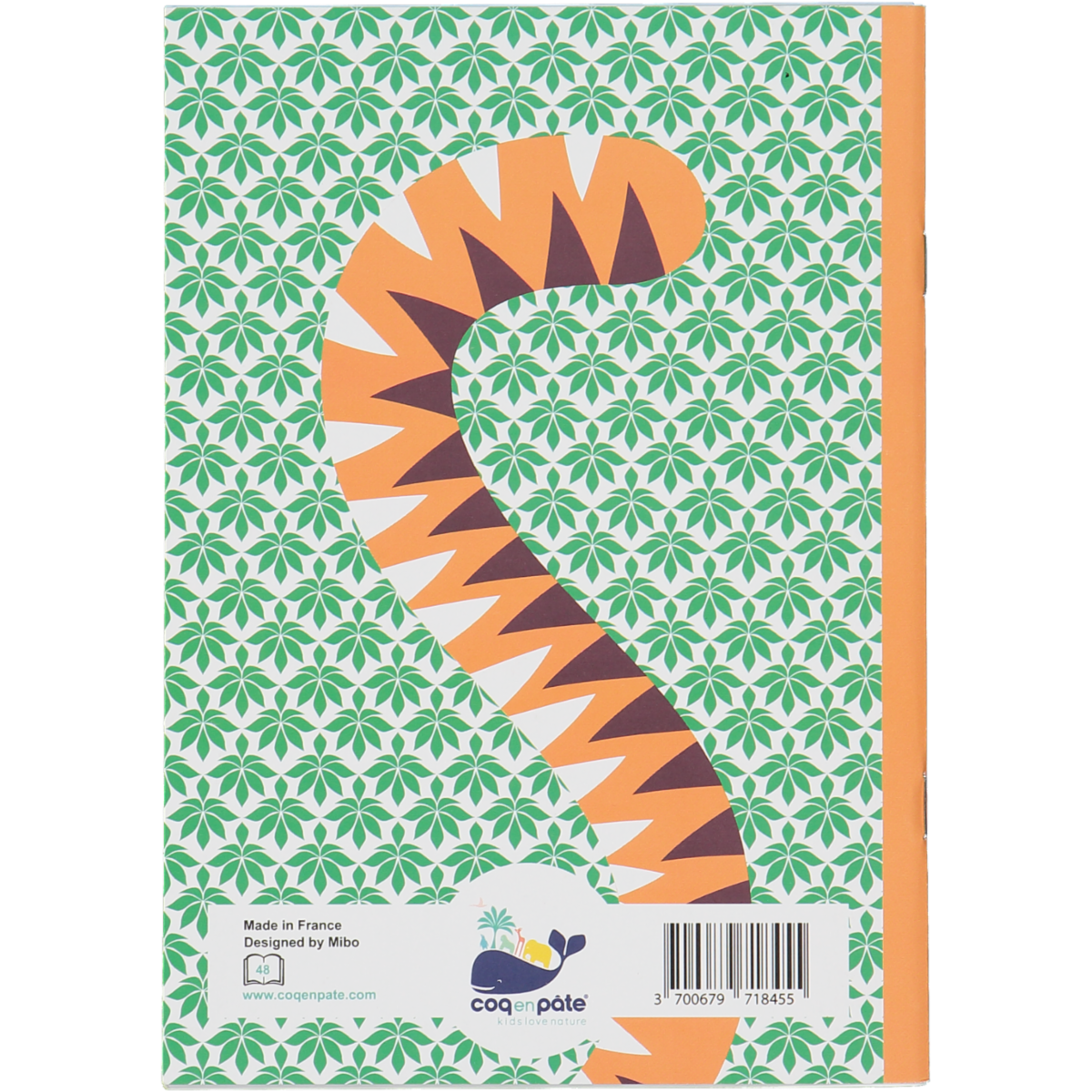 A5 notebook | Tiger | Recycled paper - Made in France