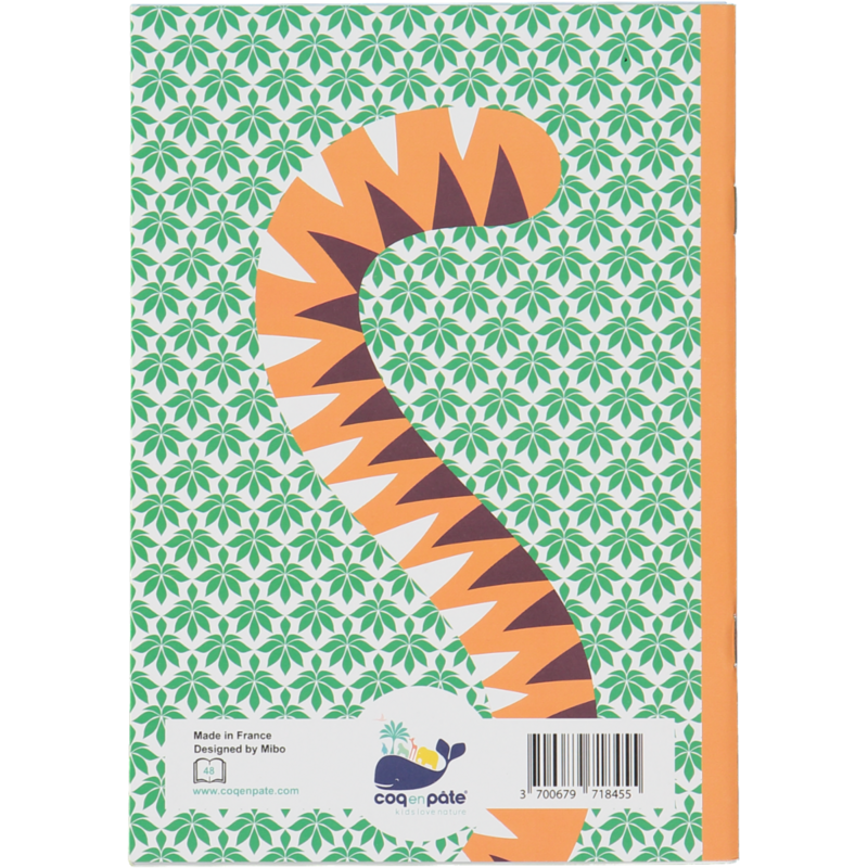 A5 notebook | Tiger | Recycled paper - Made in France
