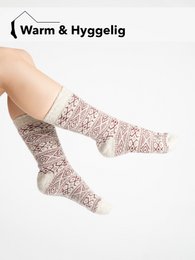 Chaussettes scandinaves en laine "Norvège"