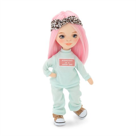 Soft toy, Sweet Sisters - Billie in a Mint Tracksuit (35cm)