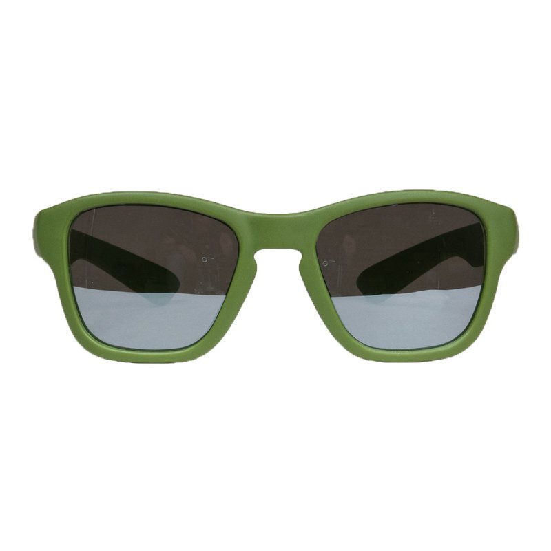 Children's sunglasses Dani 3-7 years - size M - Moss green with mirror coating lenses