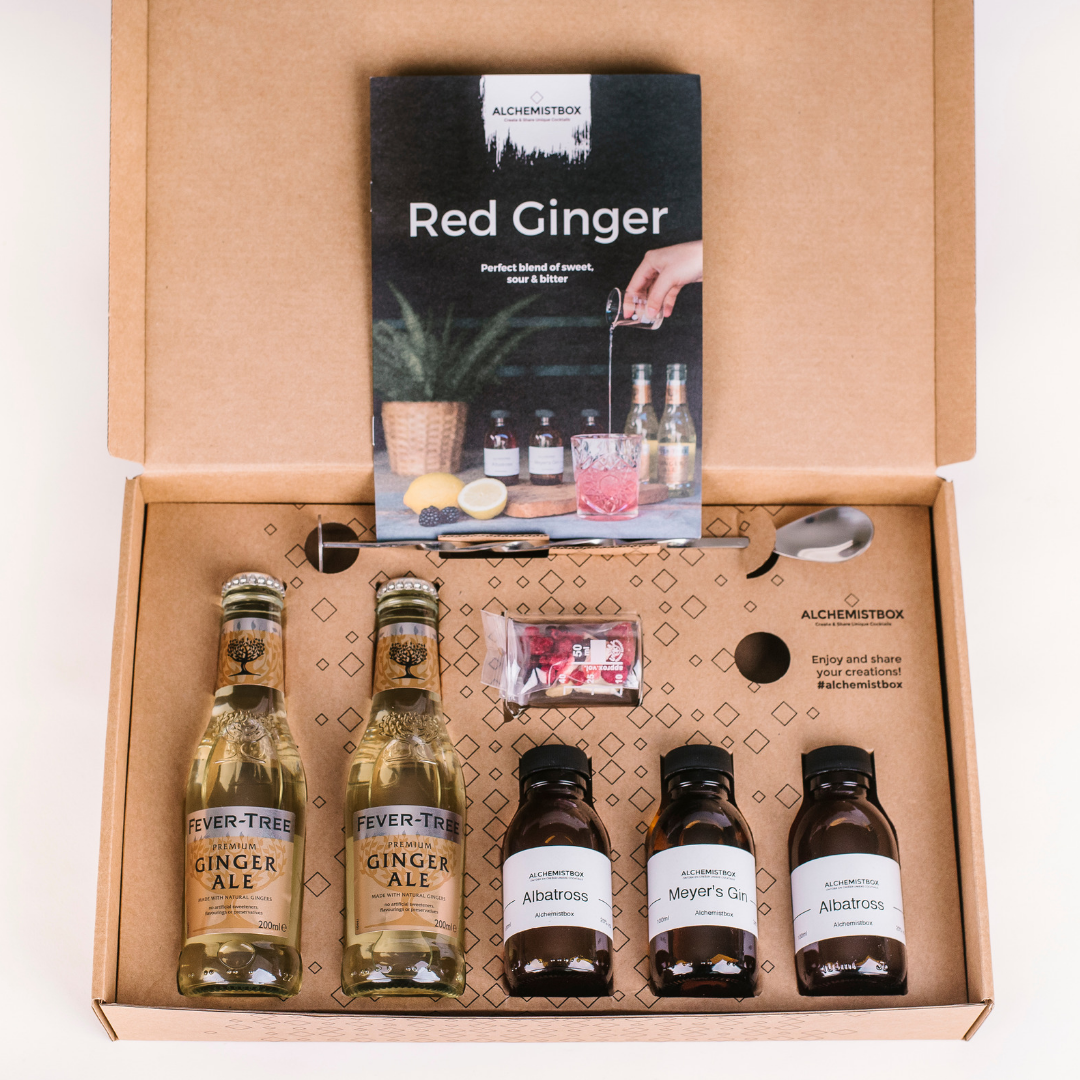 Red Ginger - 4 cocktail di gin