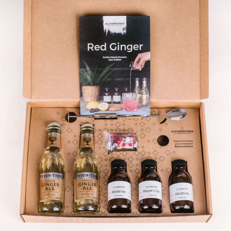 Red Ginger - 4 gin cocktails