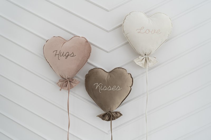 Decorative Heart Balloon Pillow Delux