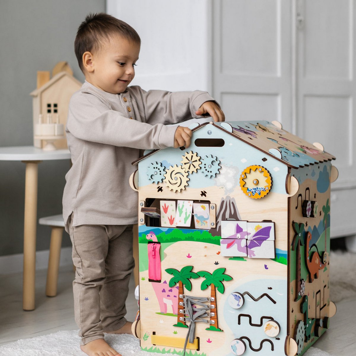 Casetta da gioco DINO con illuminazione