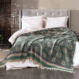 Leyla Soft Cotton Jacquard Bedspread