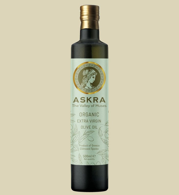 ASKRA Organic Monovarietal Extra virgin Olive oil