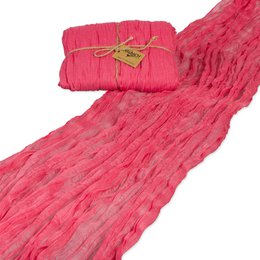 Table runner, gauze, cheesecloth, uni ca.70cm x 300cm