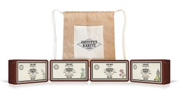 Jute Backpack – 4 Vintage 150G Soaps (Milk Cream, Verbena, Rose, Orange Blossom)