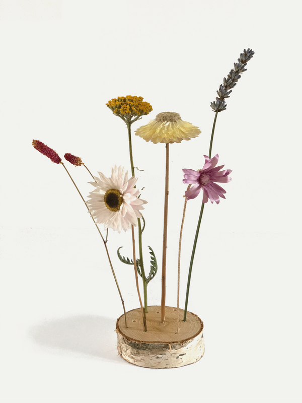 Droogbloemen doosje '(droog-) bloemetje voor jou'
