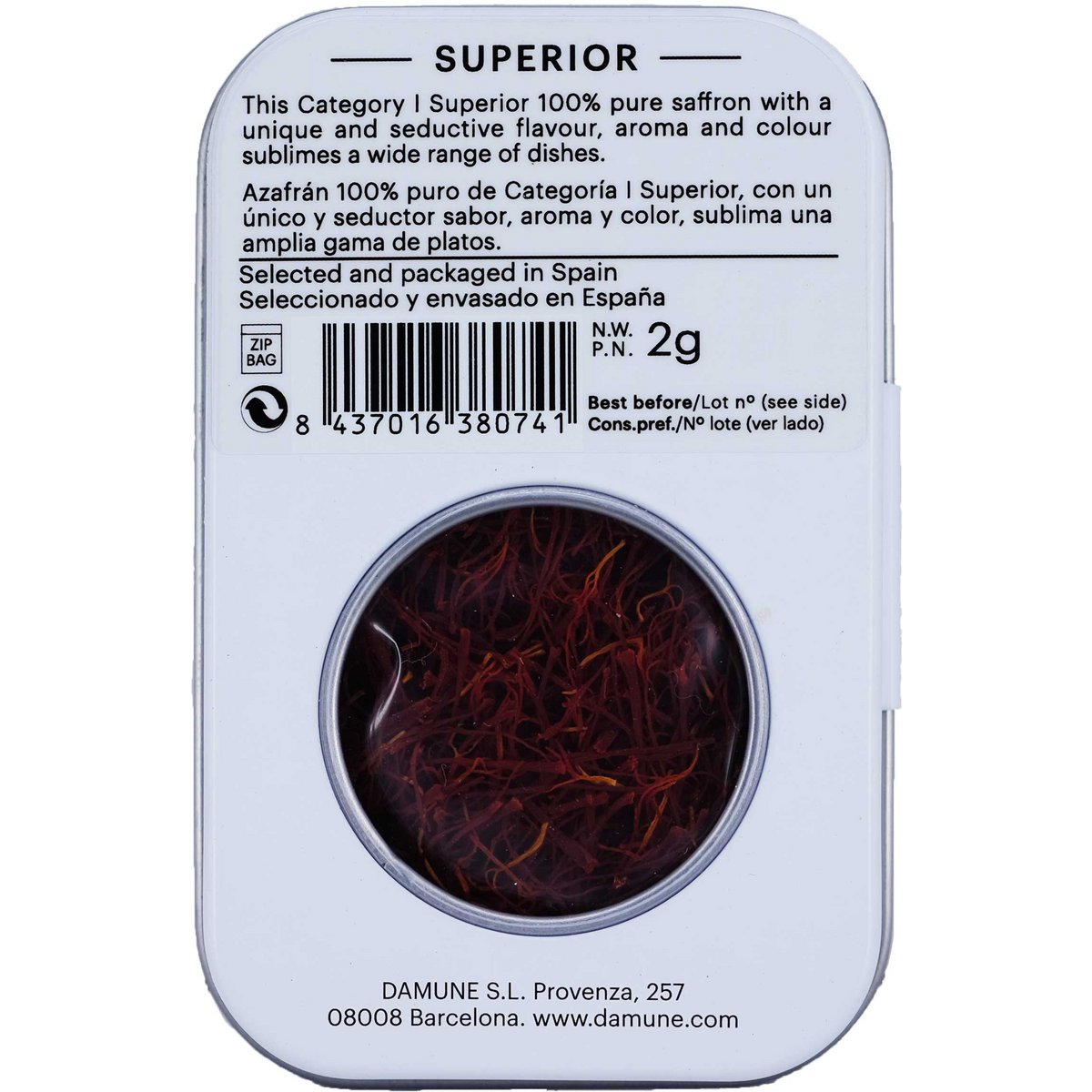 Saffraandraden Superior 3g