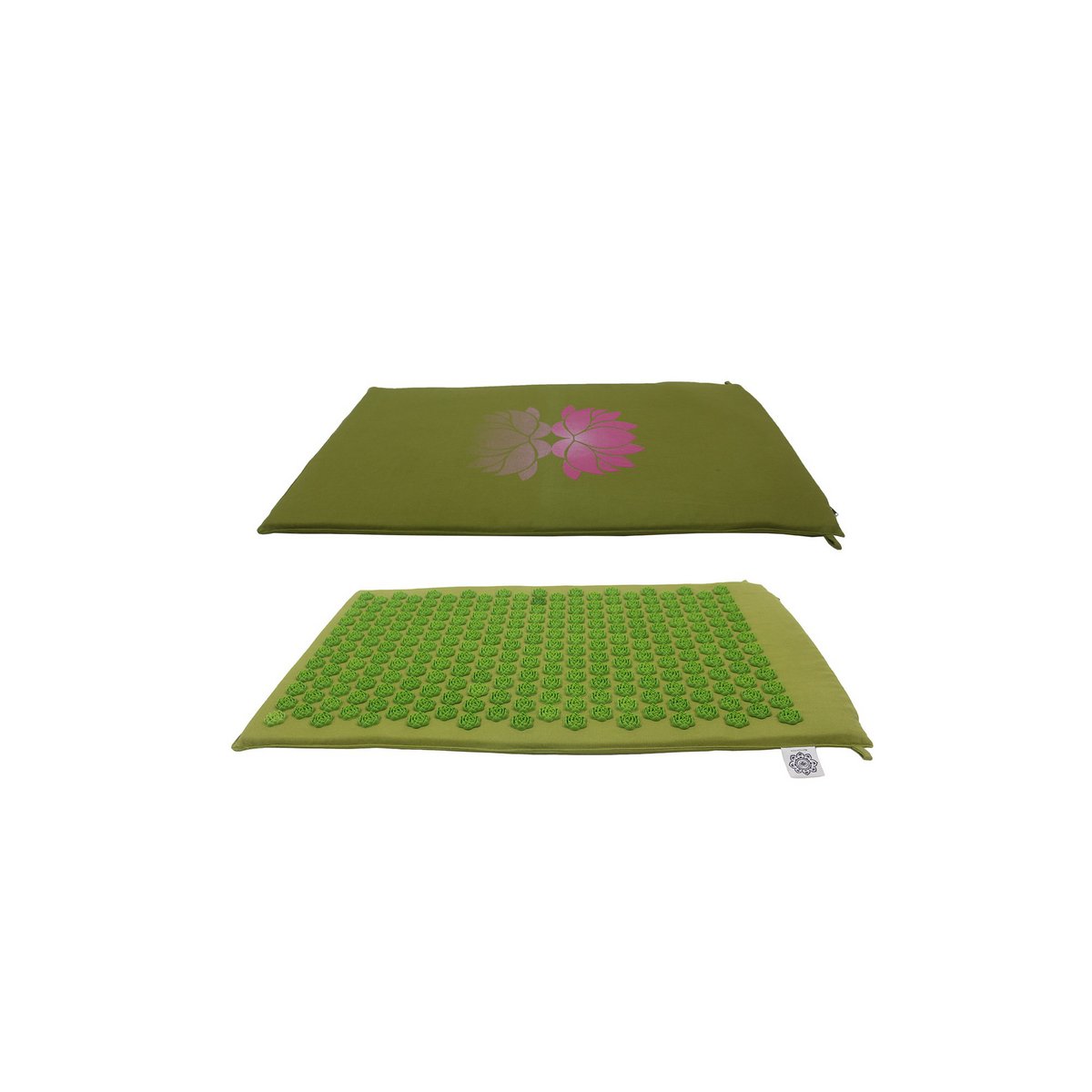 Acupressure/Shakti Mat Olive With Olive Spike (Lotus)