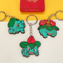 Wooden Arbok Pokémon keychain, custom geek anime gift, nerd video game fan. Purple snake-like Pokémon character with red eyes and fangs.