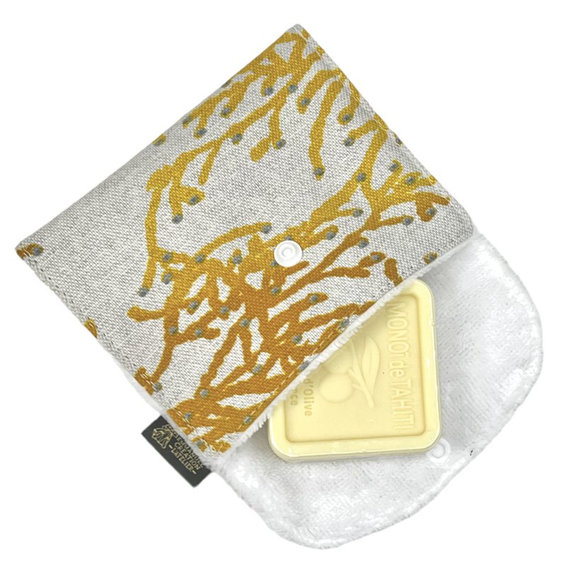Ecological soap pouch, "Caledonia"