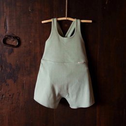 CANELA OVERALL CHILD in Green Sage