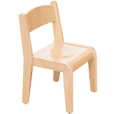 Van Dijk Toys Solid Beechhouten Chair Seat height 30cm (OP = OP)