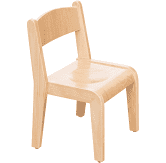 Van Dijk Toys Solid Beechhouten Chair Seat height 30cm (OP = OP)
