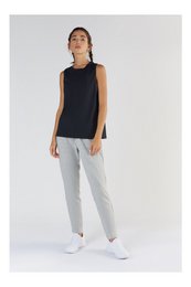T1211-01 | TENCEL™ Active Damen Top hooggesloten - Zwart