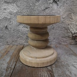 Zago kandelaar hout 12x12x13(72341)