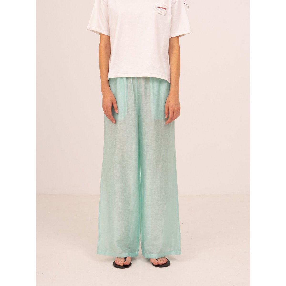 Pantalon décontracté menthe